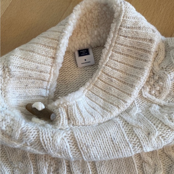 Janie and Jack knit white sweater size 3T - Picture 2 of 4